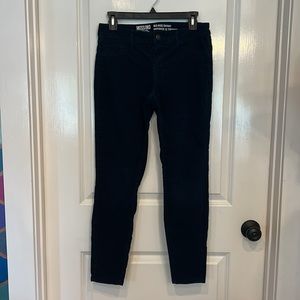 Mossimo Navy corduroy pants sz6, stretch